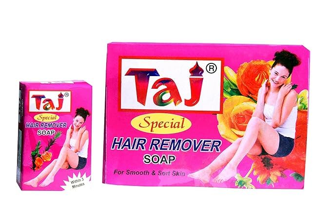 Taj Hair Removing Soap |All Type Of Skin | Enriched With Natural Glow | Pack Of  10 | 300