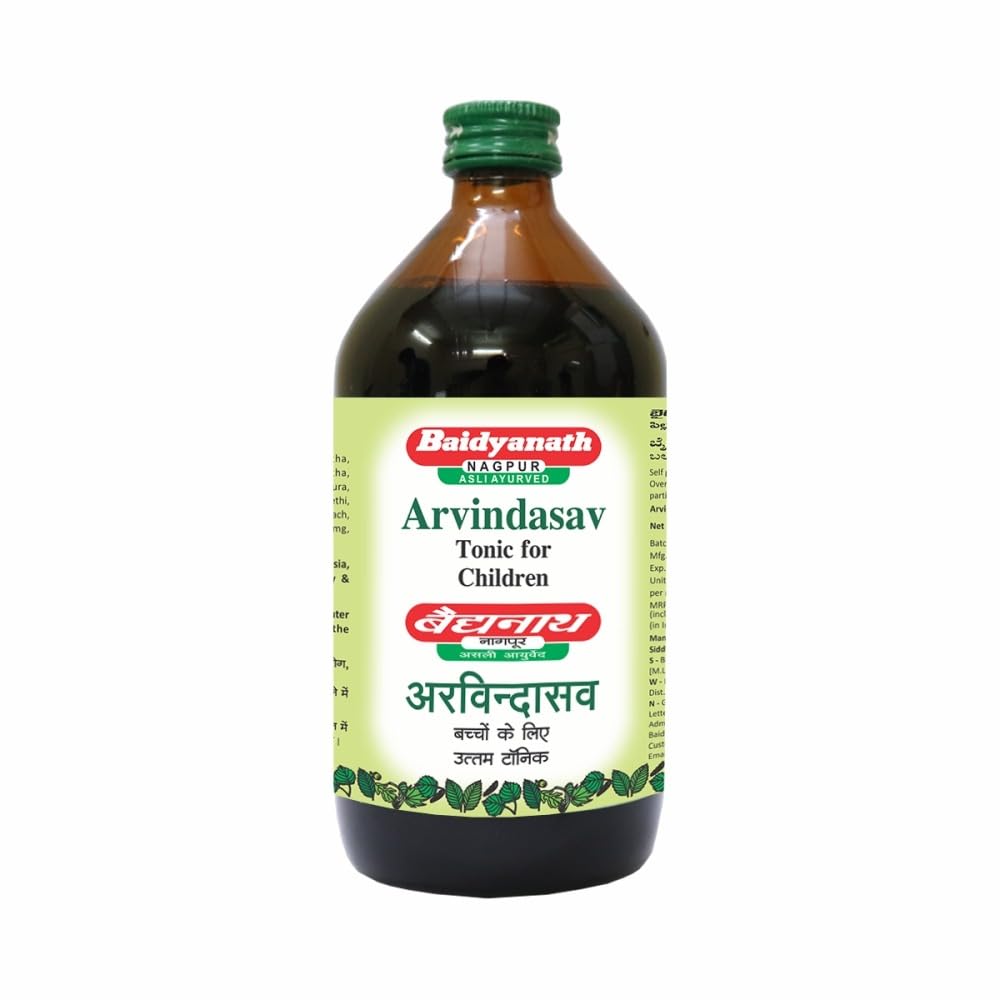 Baidyanath Arvindasava (450Ml) Ayurvedic Health Tonic For Children