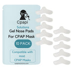 CPAPi Solutions CPAP Gel Nose Pads 10 Pack by CPAPi Solutions - Soft Cushion for CPAP Mask Comfort - Helps Prevent Irritation, R
