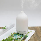 Essential Oil Diffusers, Aromatherapy Diffuser for Essential Oils, 100ml Oil Diffusers for Large Room - 5 Timers, Warm Ambient L