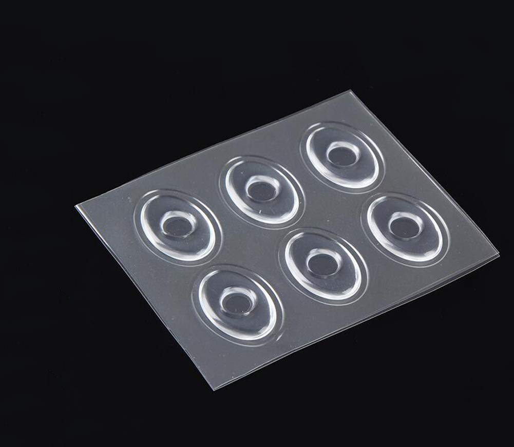 18Pcs 3Pack Clear Silicone Round Foot Corn Rings Gel Cushions Pads Caps Remover Shoes Stick 6PCS Per Pack