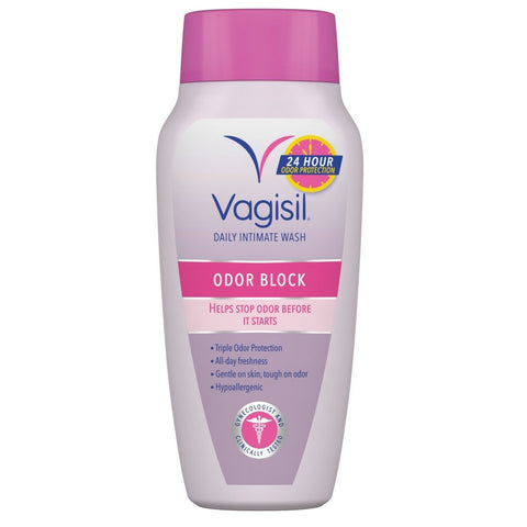 Vagisil Odor Block Daily Intimate Vaginal Wash 12 oz (Pack of 9)