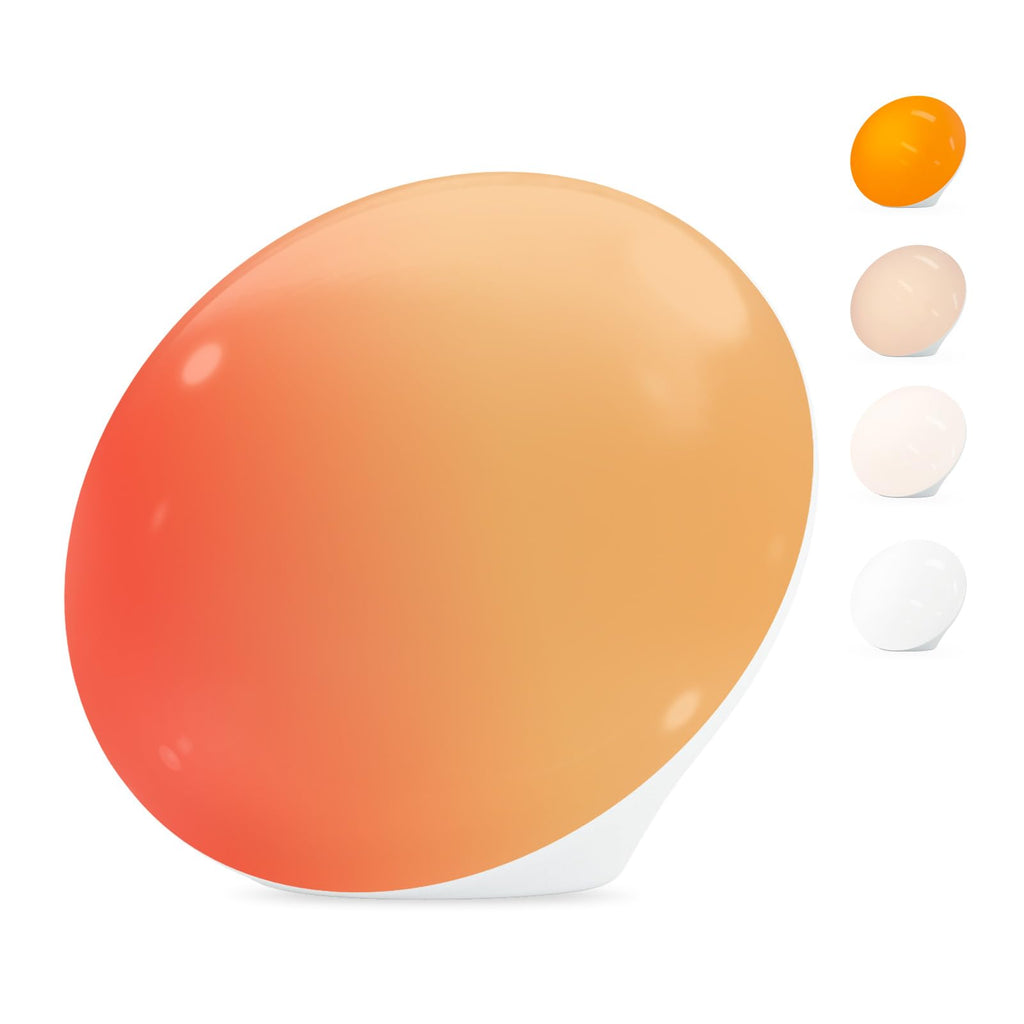 LASTAR Sun Lamp, 10,000 Lux Sunlight Lamp with 4 Color Temperatures & 5 Brightness & 1H Timer, 12 RGB Colors Touch Control with 
