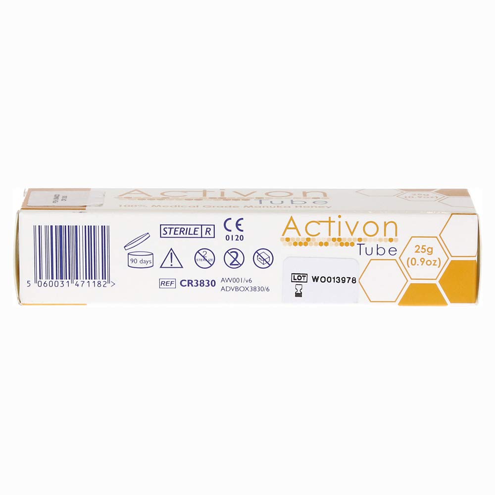 Activon Medical Grade 100% Manuka Honey Gel Tube Natural Healing of Wounds 1 Pack