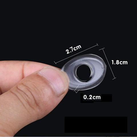 36 Pieces Clear Gel Oval Foot Corn Rings Gel Cushions Pads Caps Gel Oval Foot Corn Rings Gel Cushions Pads Caps Remover Shoes St