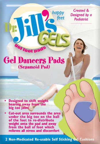 Dr. Jills Gel Dancers / Sesamoid Pad Cushions (Set Left/Right Pads) (1/8 thick)
