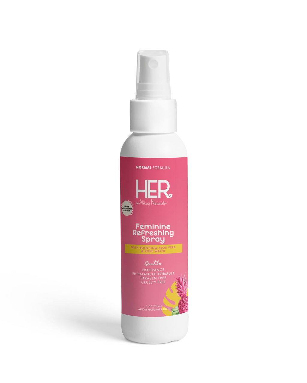 Alikay Naturals Her Feminine Refreshing Spray Normal Formula (2 Oz)