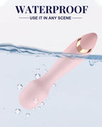 PinkScrew Home Massager, Handheld Electric Powerful Rechargeable Waterproof Neck Muscle Mini Massager (Pink)
