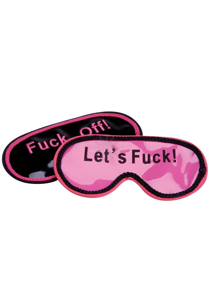 Joanna Angel Blunt Blindfold Set, Vinyl & Satin