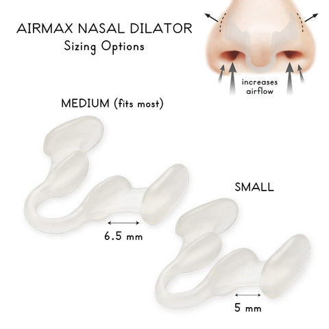 AIRMAX Nasal Dilator for Better Sleep - Natural, Comfortable, Anti Snoring Device, Snoring Solution for Maximum Airflow and Easi