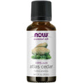 NOW Essential Oils, Atlas Cedar Oil, Balancing Aromatherapy Scent, Steam Distilled, 100% Pure, Vegan, Child Resistant Cap, 1-Oun