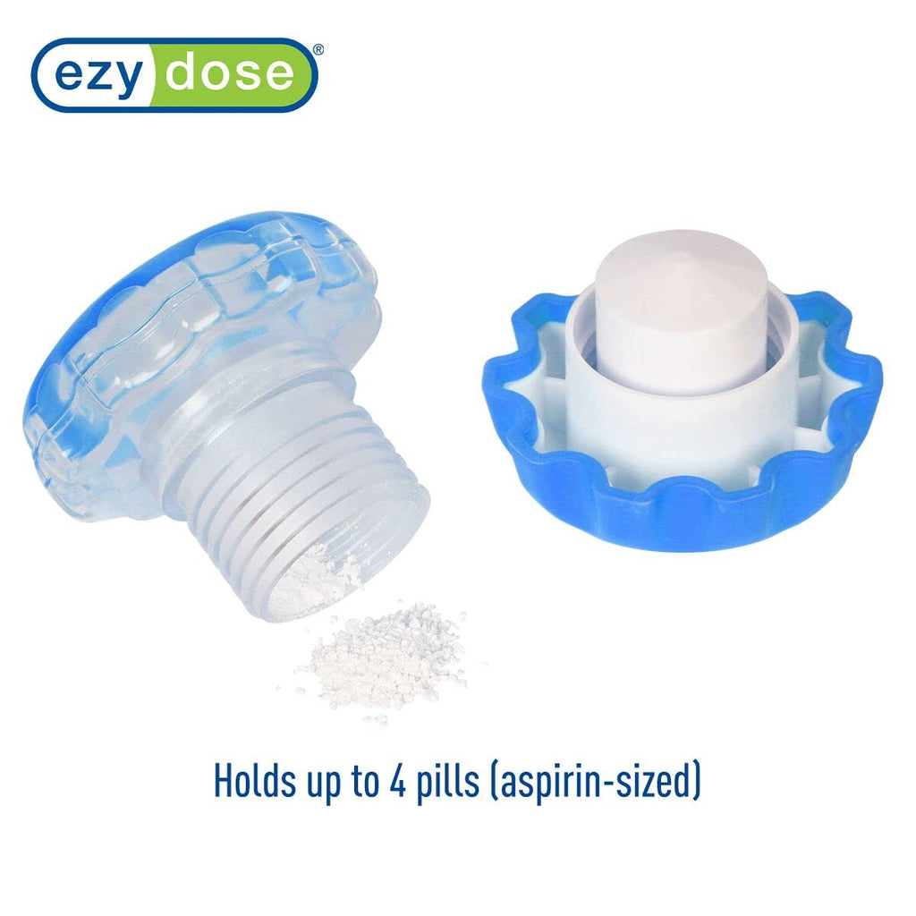EZY DOSE Pill Crusher, Vitamins, Tablets Crusher and Grinder, Effortlessly Crushes Medications into Fine Powder, Features Storag