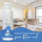 Air-Roma Pure, Natural And Undiluted Aroma Diffuser Oil (100Ml, Sea Blue) Home Fragrance, Aromatherapy, Helps In Concentration &
