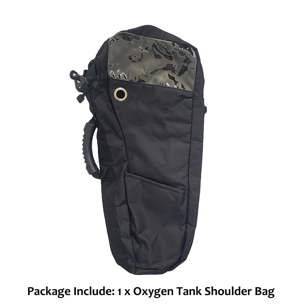 MUROCEA Oxygen Tank Shoulder Bag - Portable Cylinder Holder Bag Fits A, B, C, D, M2, ML6, M7 O2 Tank Carrier Pouch Accessories,