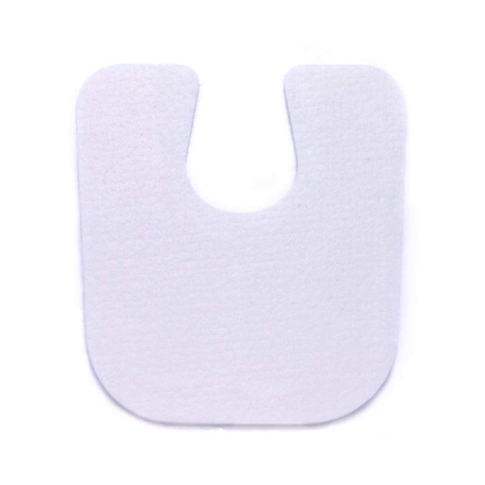 U-Shaped Foam Callus Foot Pads - 1/8'' Thick Cushions (100/Order)