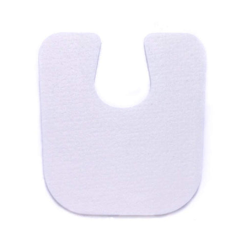 U-Shaped Foam Callus Foot Pads - 1/8'' Thick Cushions (100/Order)