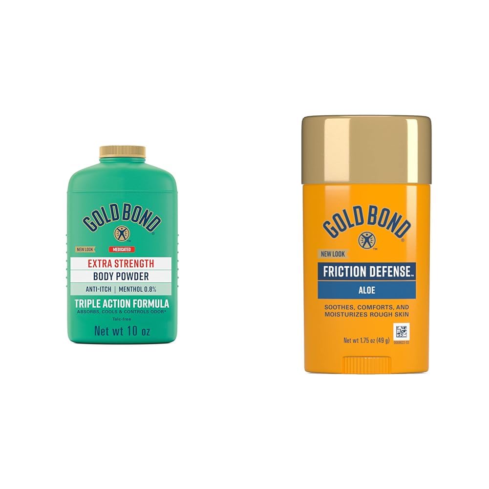 Gold Bond Medicated Talc-Free Extra Strength Body Powder, 4 oz., for Cooling, Absorbing Itch Relief