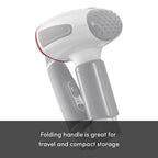 HoMedics Long Reach Massager with Heat | Adjustable Handle, Variable Speeds, Rapid Heat, Folding Handle | Heated Muscle Kneading