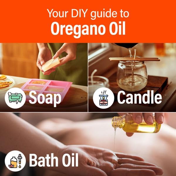Hana Oregano Essential Oil - 100% Pure and Natural Oil of Oregano for Skin, Nail, Diffuser, and Aromatherapy - with a Pungent, H