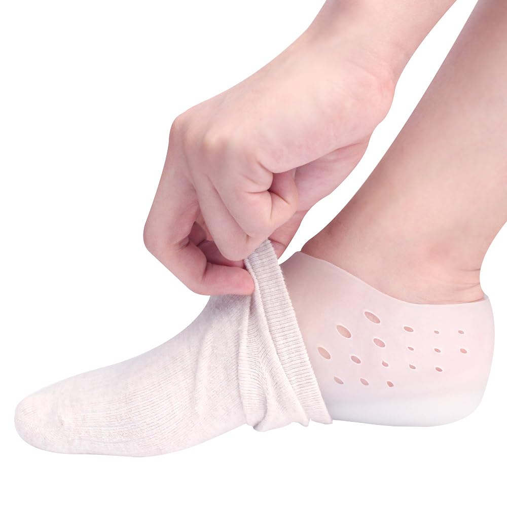 Invisible Height Increase Insoles - Comfortable & Discreet Shoe Inserts for Men & Women (with Holes, 2 Pairs)