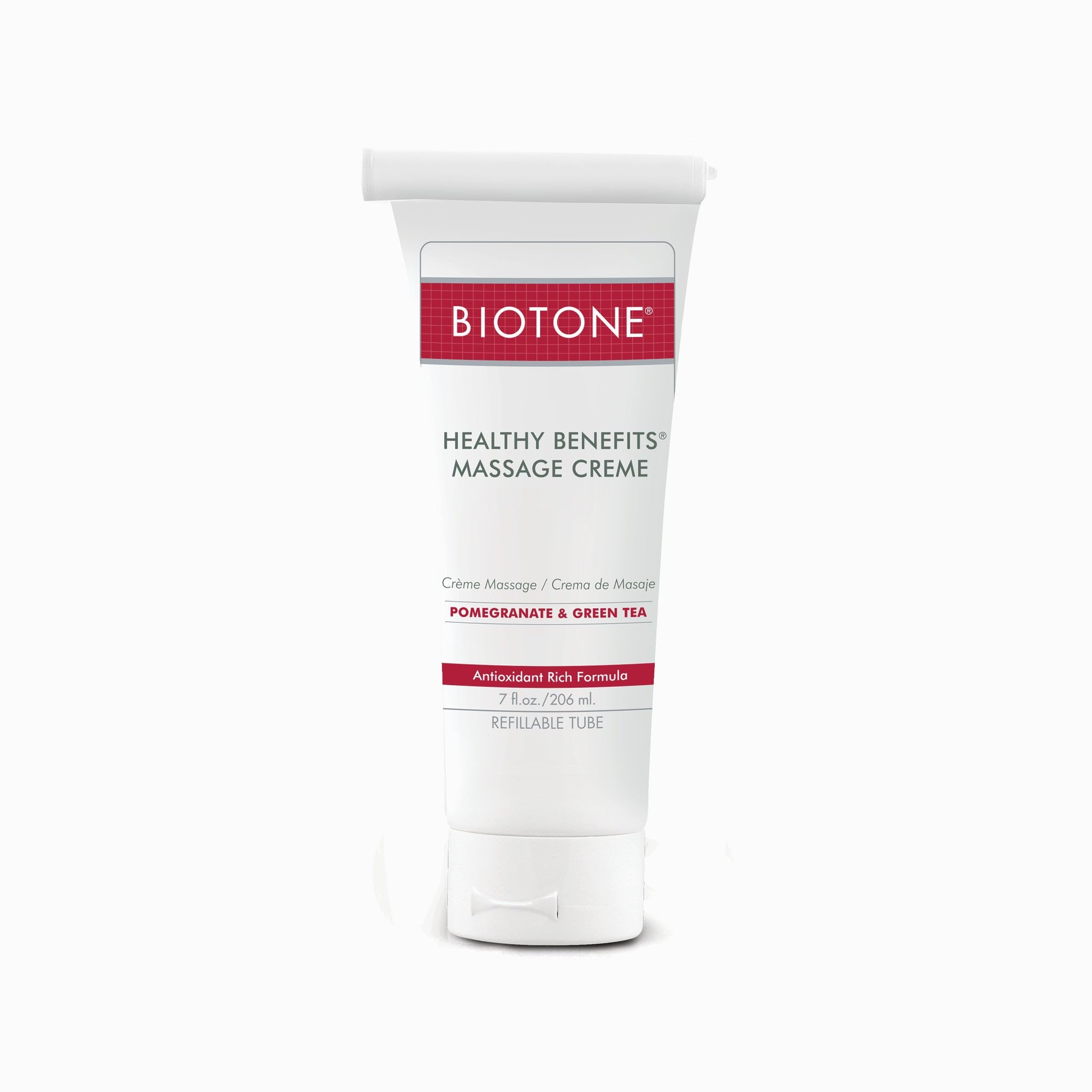 Biotone Healthy Benefits Therapy Products Massage Creme, 7 Ounce