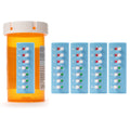 2 Pack Medication Tracker and Reminder, Take-n-Slide Reusable Peel and Stick Pill Tracker, Attach to Your Bottle 7 Day Medicine 