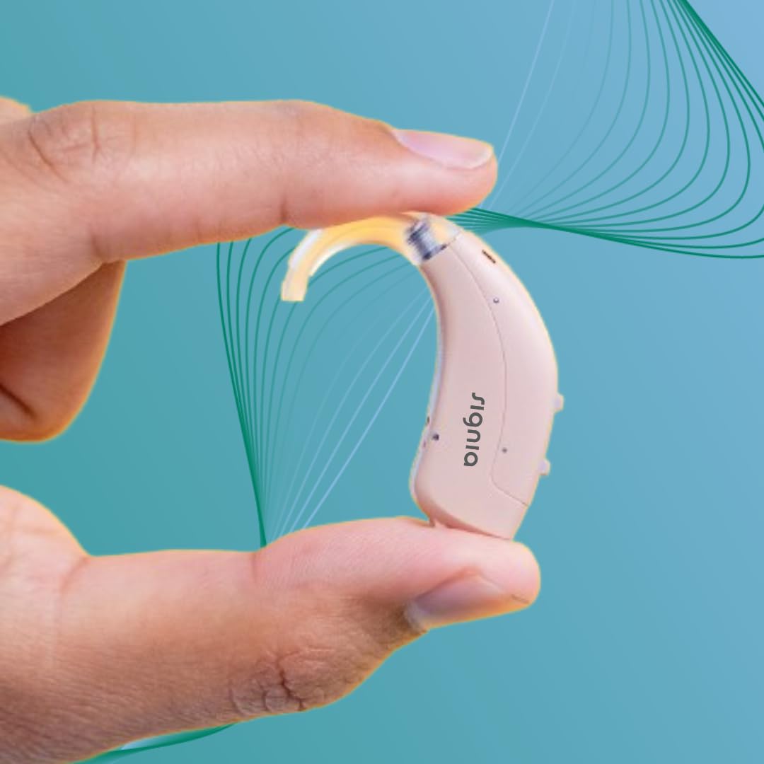 Signia Fun Sp  6 Channels | Behind The Ear Hearing Aid Machine For Severe To Profound Hearing Loss | Feedback Cancellation With