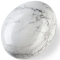 MAIBAOTA 1.6-2.0'' White Howlite Crystal Large White Stone Reiki Natural Tumbled White Polished Stones for Energy Witchcraft The