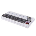 Wopanxye 7-Day Weekly Pill Case, Daily Medicine Box Planner, Portable Vitamin Organizer Dispenser, AM/PM, Large 14 Compartments 