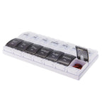 Wopanxye 7-Day Weekly Pill Case, Daily Medicine Box Planner, Portable Vitamin Organizer Dispenser, AM/PM, Large 14 Compartments 