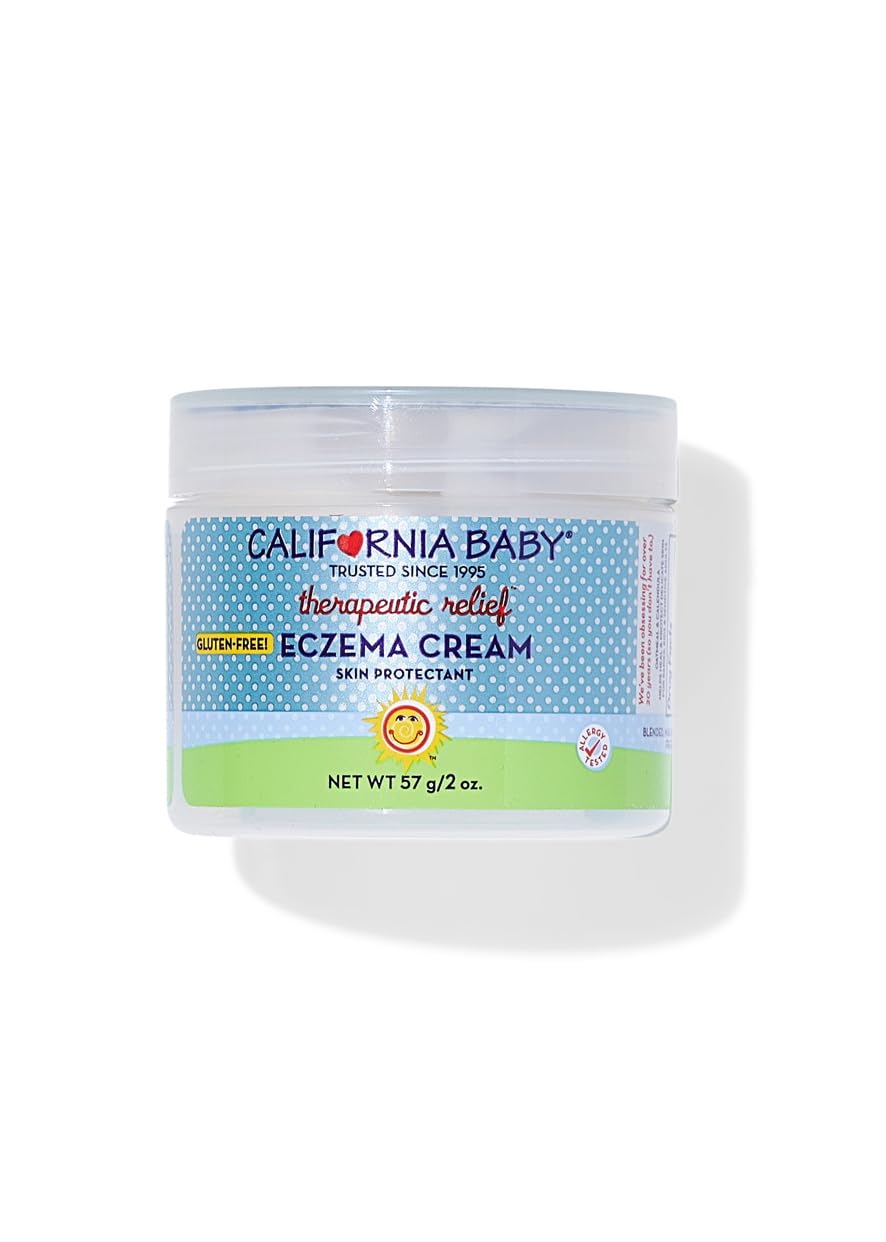 California Baby Eczema Cream | Steroid-Free Eczema Treatment | Colloidal Oatmeal + Aloe Vera | Soothing Eczema Lotion For Kids +