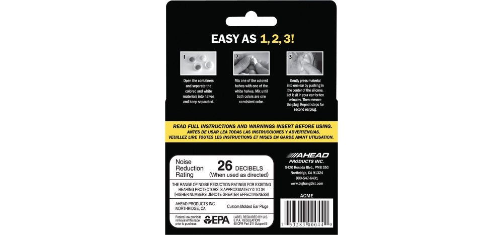 Ahead Custom Molded Earplugs Tan