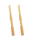 BZG 2 Pack Back Scratcher for Men and Women,Wooden,Bamboo Back Scratcher(16.5 inch) (YELLOW01)