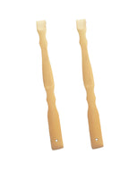 BZG 2 Pack Back Scratcher for Men and Women,Wooden,Bamboo Back Scratcher(16.5 inch) (YELLOW01)