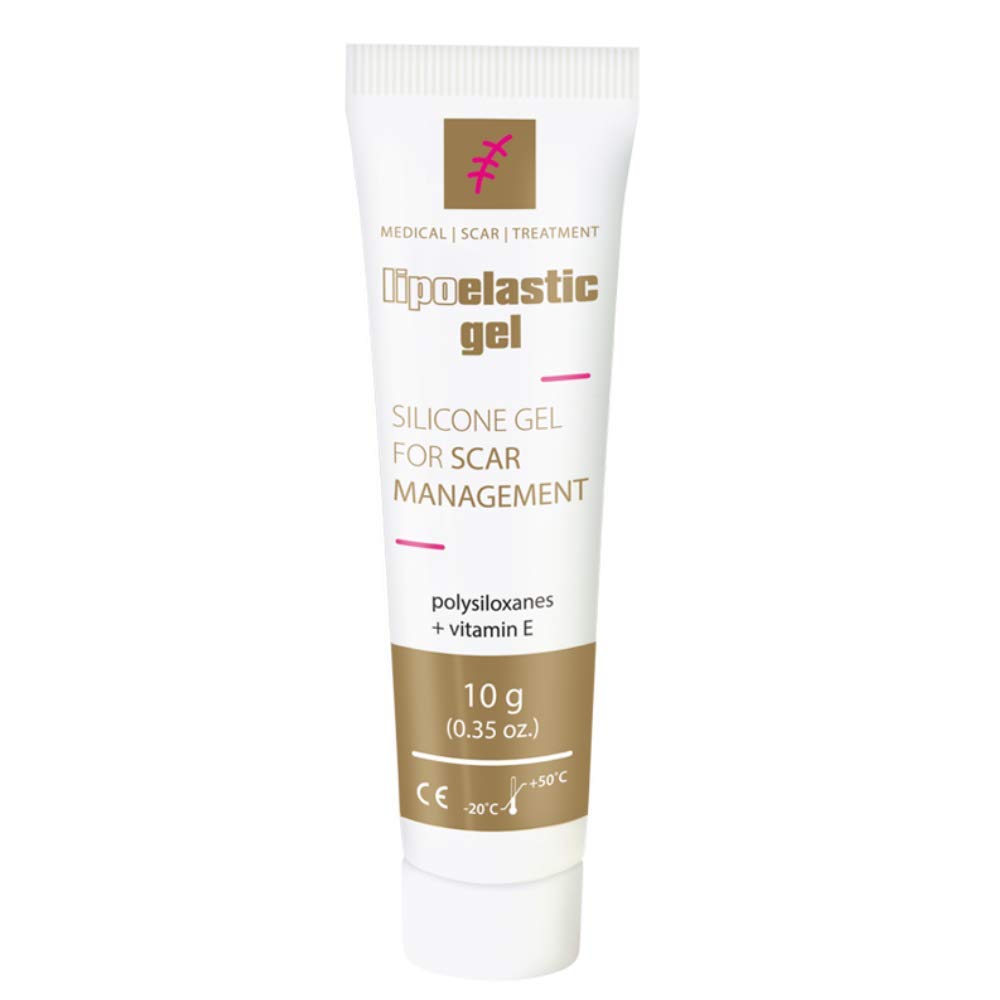LIPOELASTIC Silicon Scar Gel - Effective Scar Treatment with Vitamin E
