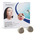 WoodyKnows Ultra-Breathable Nasal Filters, Seasonal and dust Allergies aid (Round, L, 6 Pack)