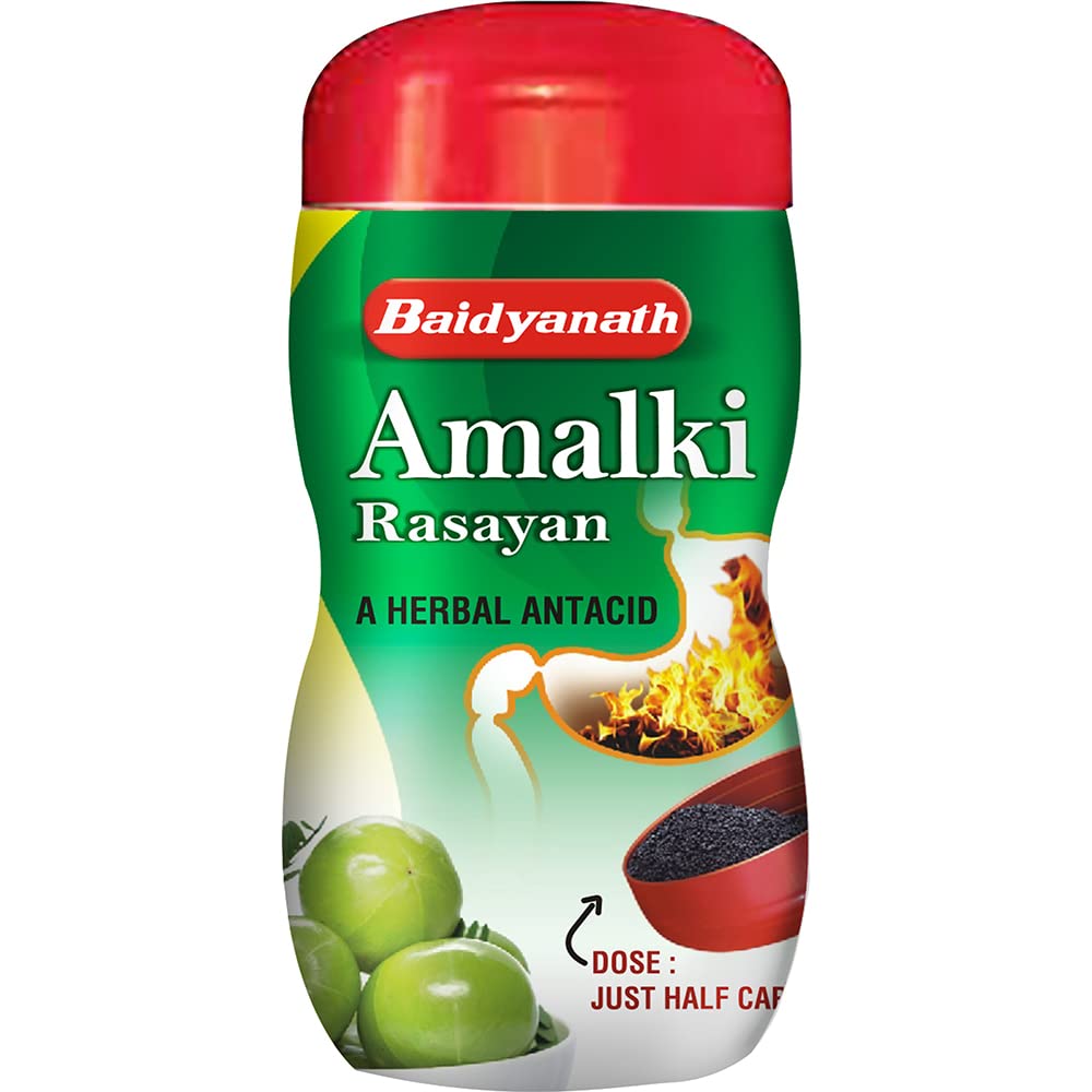 Baidyanath Ayurved Amalki Rasayan 120G  Herbal Antacid | Helps In Reducing Acidic Reflux And Balances Acid Secretions |Improves