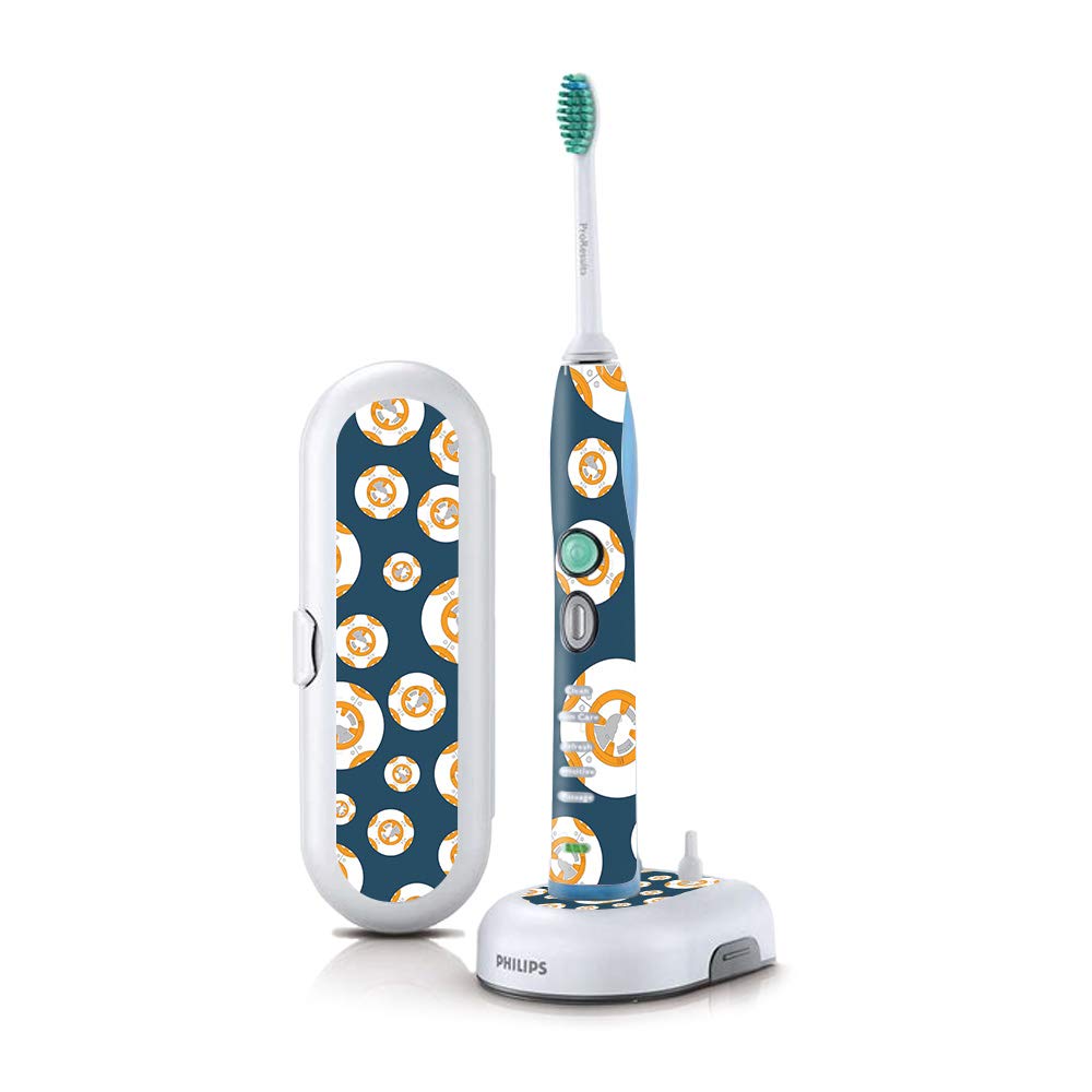 MightySkins Skin Compatible with Philips Sonicare 7 Series FlexCare+ Rechargeable - Mini Galaxy Bots | Protective, Durable, and 