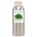 Peppermint Essential Oil (Mentha Piperita) - 8 fl oz (237 ml) Aluminum Bottle w/Plug Cap - 100% Pure Essential Oil - GreenHealth