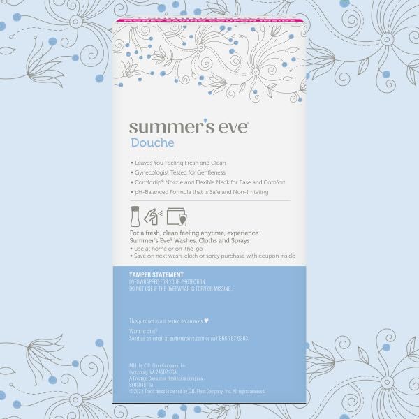 Summer's Eve Extra Cleansing Vinegar & Water Douche 2 Ct (Pack of 10)