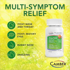 CAMBER Cetirizine HCI 10mg Tablets, 24-Hour Allergy Relief, Allergy Medication - 100 Count