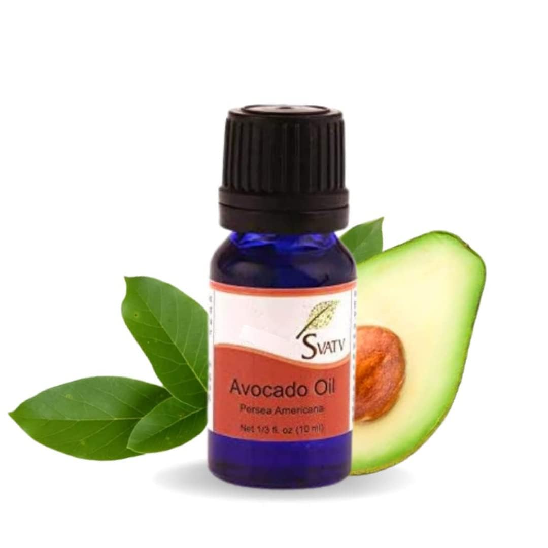 SVATV Avocado Essential Oil Therapeutic Grade Aromatherapy Oils Fragrance Oil for Diffuser Yoga Massage & DIY Personal Care 10 m