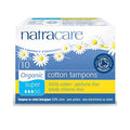 Natracare Non-Applicator 100% Organic Cotton Tampons, Super, Totally Chlorine Free, Biodegradable and Compostable (1 Pack, 10 Ta