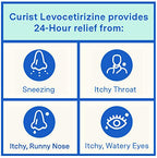 Curist - Generic Xyzal Levocetirizine 5 mg - (90 Tablets) - Allergy Pills, 24 Hour Allergy Relief - Allergy Medicine