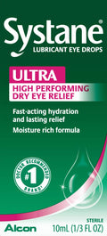 Systane Ultra Lubricant Eye Drops, 0.3 Fl Oz, 3 count