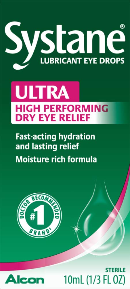 Systane Ultra Lubricant Eye Drops, 0.3 Fl Oz, 3 count