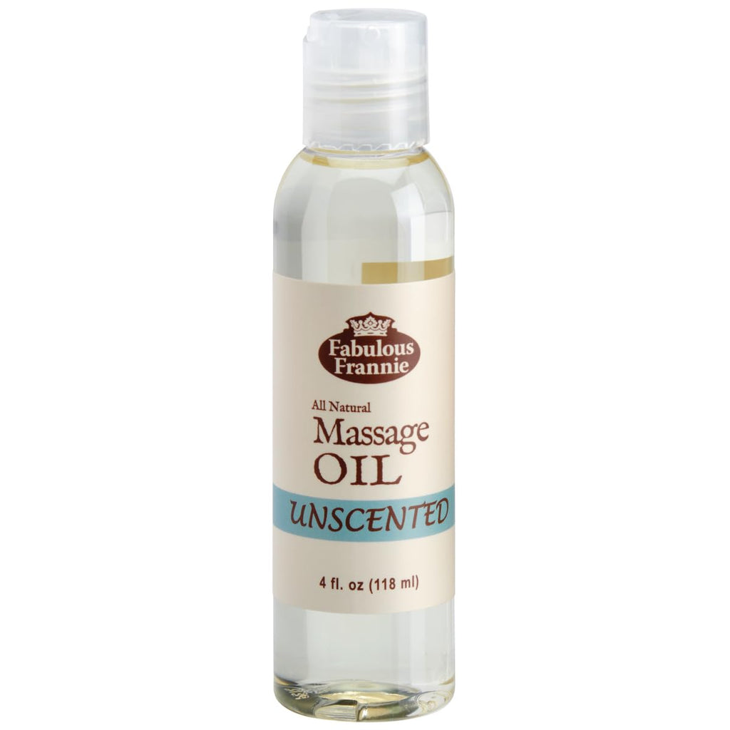 Fabulous Frannie Massage Oil Unscented Natural A Base Oil for Essential Oil or Massage use. Made with Safflower, Grapeseed, Swee