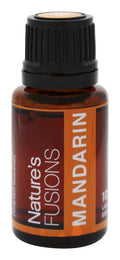 Natures Fusions Mandarin, 100% Pure and Natural Essential Oils, Undiluted, Therapeutic Grade for Aromatherapy and Topical Use, 