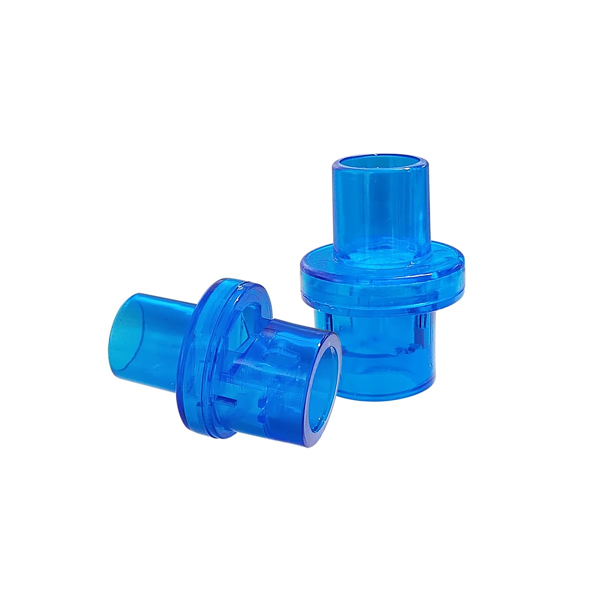 ELYSAID Pack of 100pcs CPR Rescue Mask Training Valves CPR One Way Valve for Training Mask - Individually Wrapped