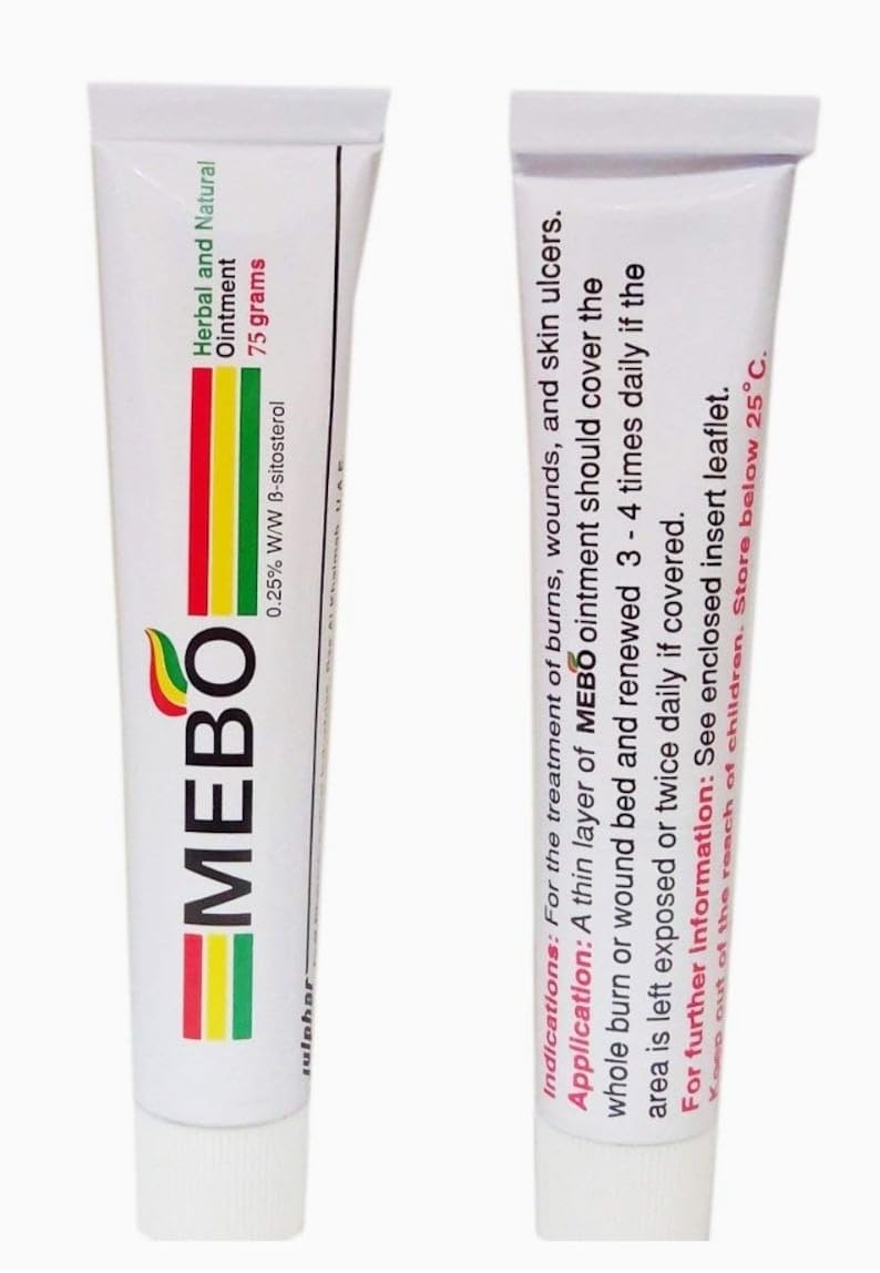 MEBO Burn (75 g) Cream Skin Ointment Wound & Scar Care Fast First Aid Health Beauty Care (1 Tube = 75 g)